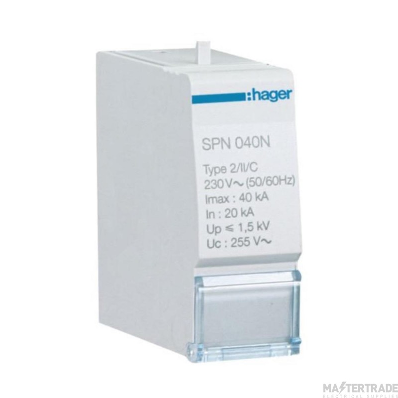 Hager Cartridge Replacement For Neutral/Earth on SP215D