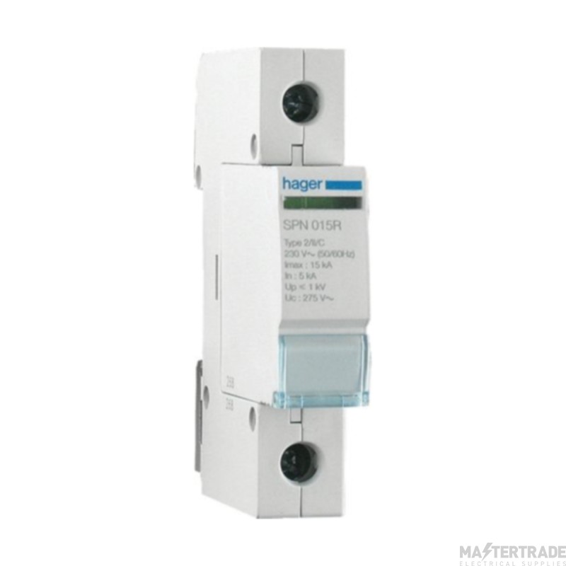 Hager Cartridge for Remote Indication Surge Protector 15mA