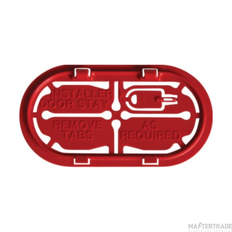Hager VM02CE Insulated Cable Entry Plate Red Pack=5