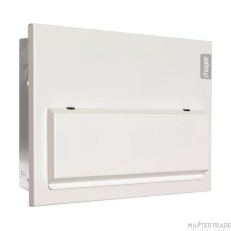 Hager 20 Way Flush Main Switch Consumer Unit 100A