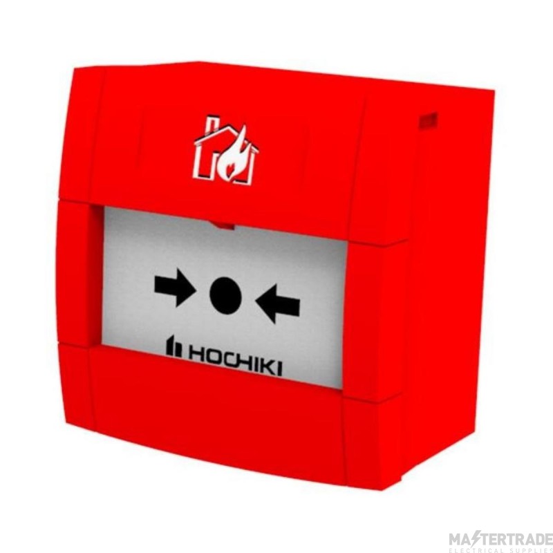 Hochiki Conventional Call Point with Red Back Box