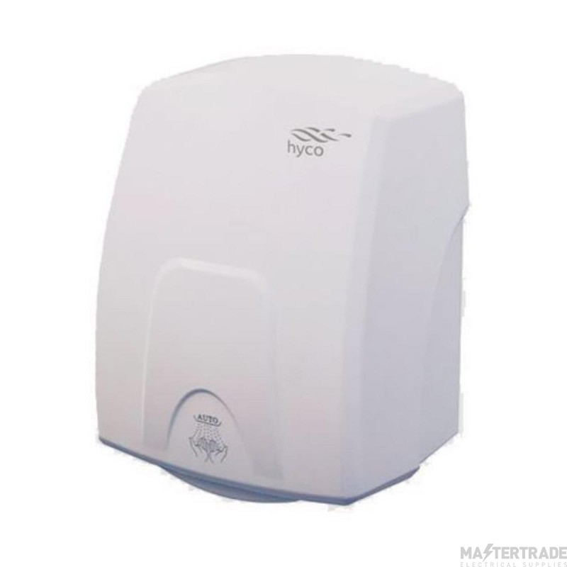 Hyco Contour Hand Dryer Automatic 1.5kW 253x198x145mm White