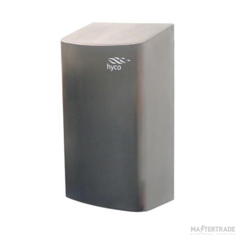 Hyco Curve Hand Dryer Automatic 0.9kW 268x152x100mm Brushed Stainless Steel