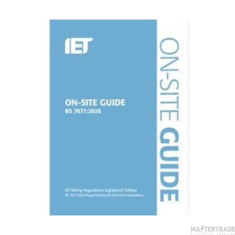 18TH EDITION ON-SITE GUIDE (BLUE)
