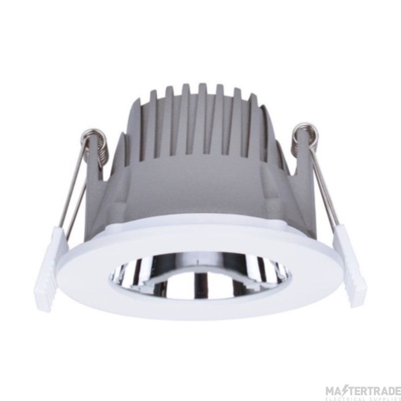 Integral Downlight Recessed LED 3000K Non-Dimmable 60Deg Beam 6W 540lm 75mm White