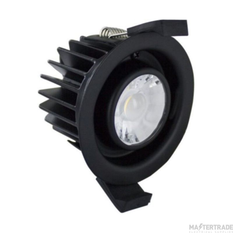 Integral Downlight F/R Low Profile LED 3000K Dimmable 38Deg Beam IP65 6W 430lm 70-75mm