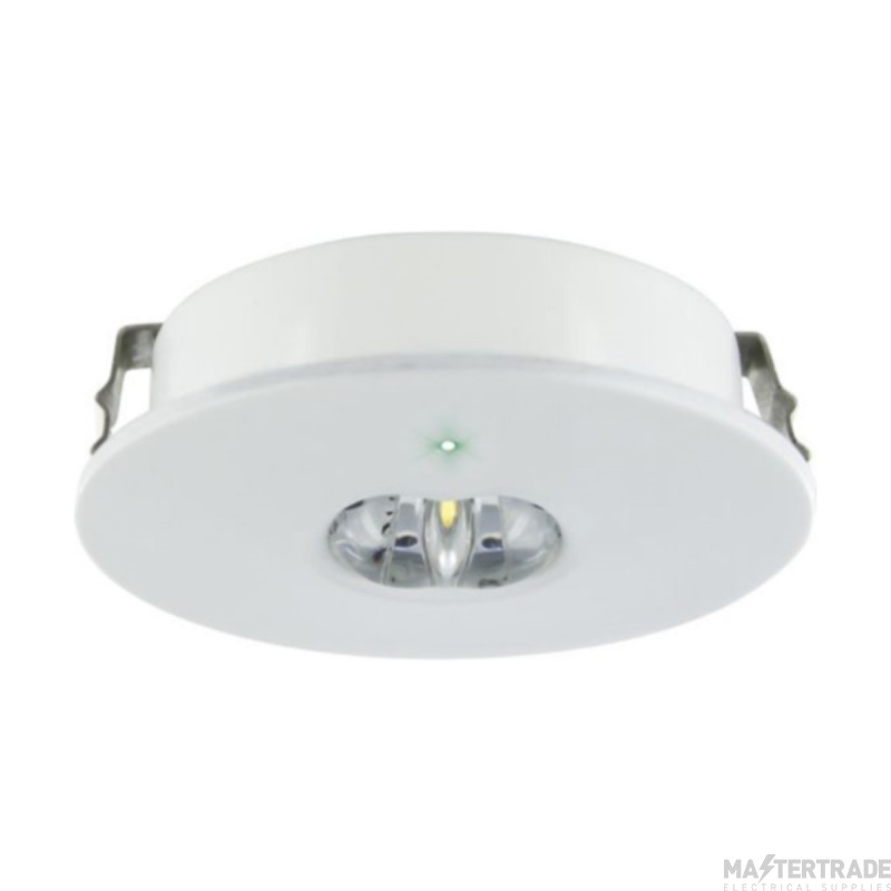 Integral Compact Surface Emergency LED Downlight 3hrNM (Escape Route)