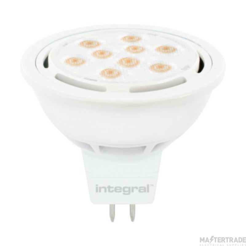 Integral Lamp LED GU5.3 Non-Dimmable Pack=3 High Lumen Classic MR16 Shape 36Deg 8W 680lm 2700K