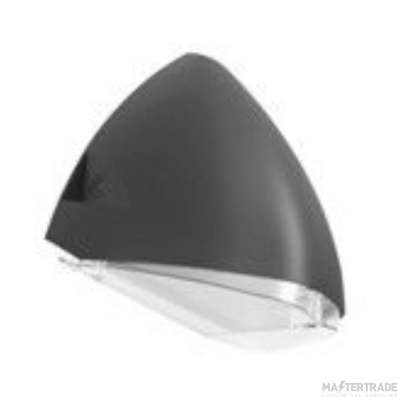 Integral LED ILWPE002 Outdoor Nano Cobra Wall Pack 5W 635Lm Cct Selectable 3000K/4000K 127Lm/W Anthracite Ral7016