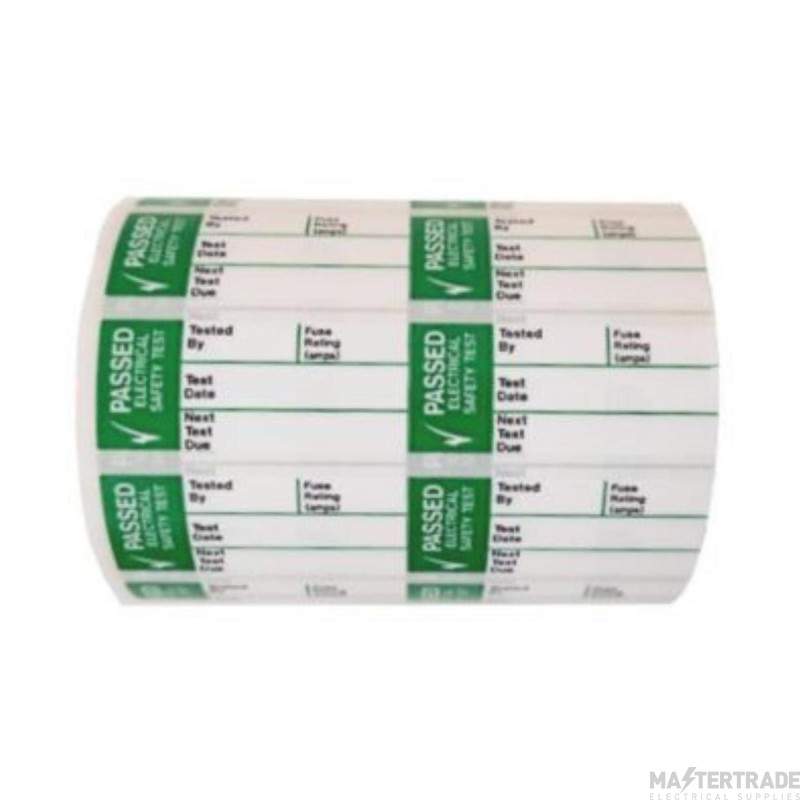 Write On Pass Test Small Self Adhesive Vinyl 35x15mm Pack=250