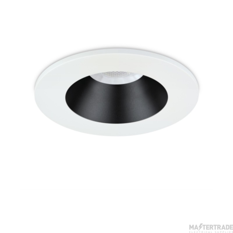 JCC V50 Pro Anti-glare Fire-rated LED Downlight 6W IP65 3000/4000K WH Bezel/BLK Cone