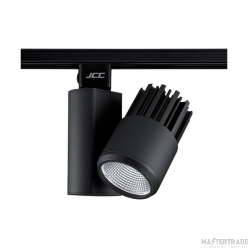 JCC Starspot 1500 Mains IP20 Track Spotlight LED 20W 4000K 1500lm 40° Black