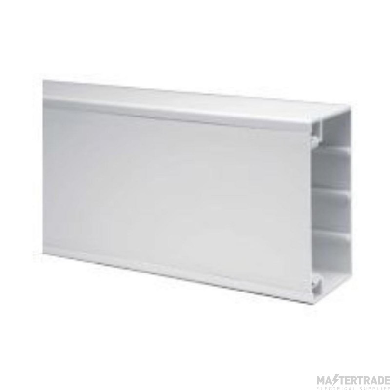 Marco Juno Dado Single Compartment Trunking (Pack=1x3m) 100x50mm White