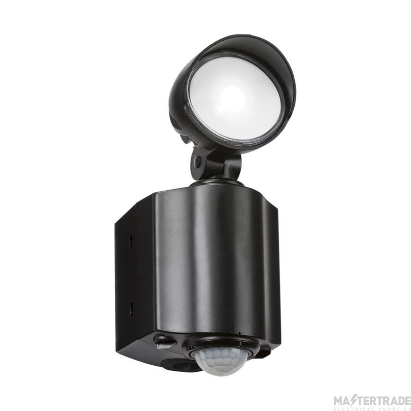 Knightsbridge 8W Compact LED Spot 5000K 610lm IP55 Black