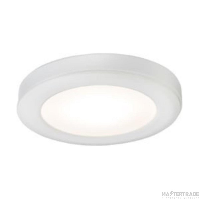 Knightsbridge 2.5W Round LED Under Cabinet Light 3000K Dimmable White