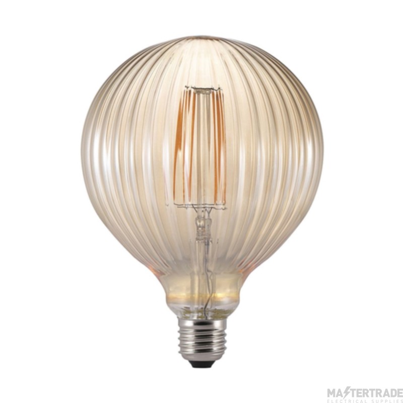 Nordlux Lamp Avra Stripes LED E27 Filament 360Deg Beam 2W 130lm 230V 2200K Amber