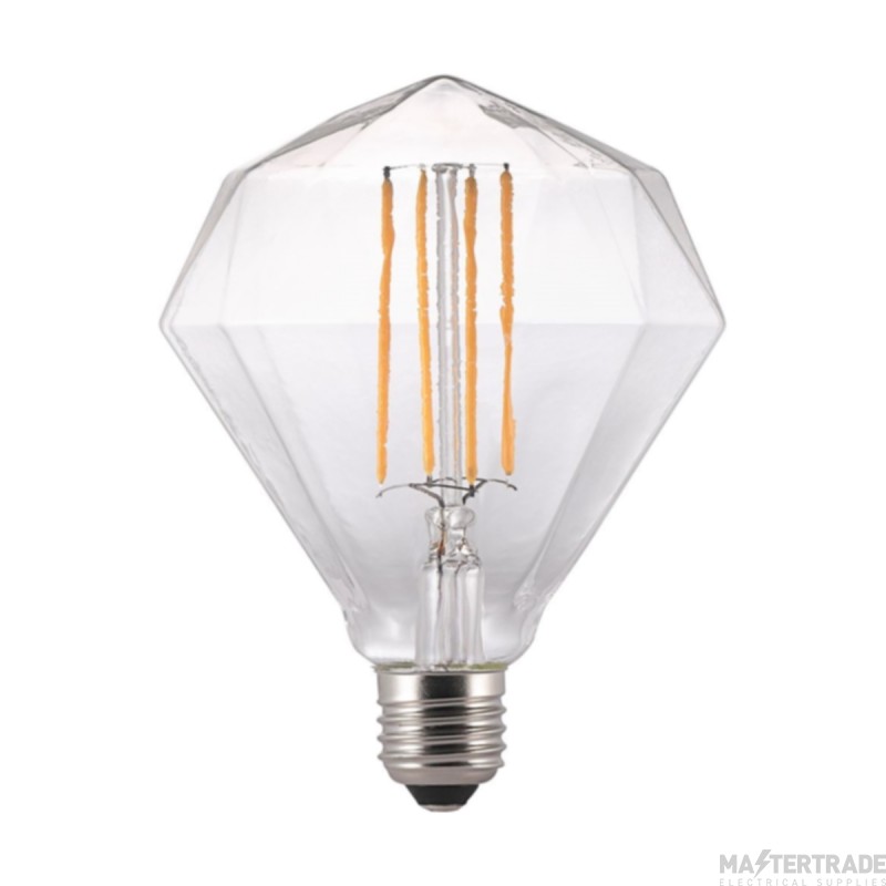 Nordlux Lamp Avra Diamond LED E27 Filament 360Deg Beam 2W 150lm 230V 2200K Clear