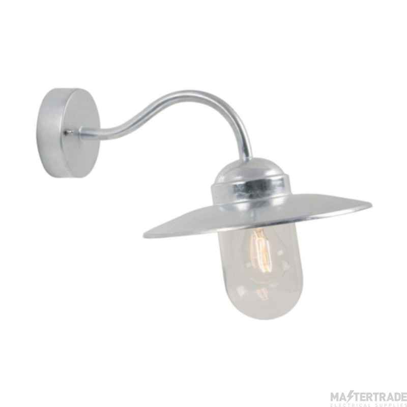 Nordlux Wall Light Luxembourg E27 IP54 60W 230V 27x26x39cm Galvanised