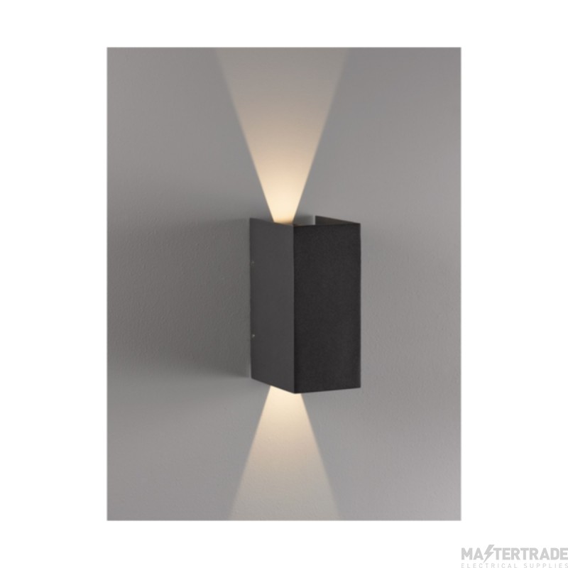 Nordlux Wall Light Norma LED 3000K IP54 2x3W 166lm 230V 17.2x7.9x10.8cm Grey