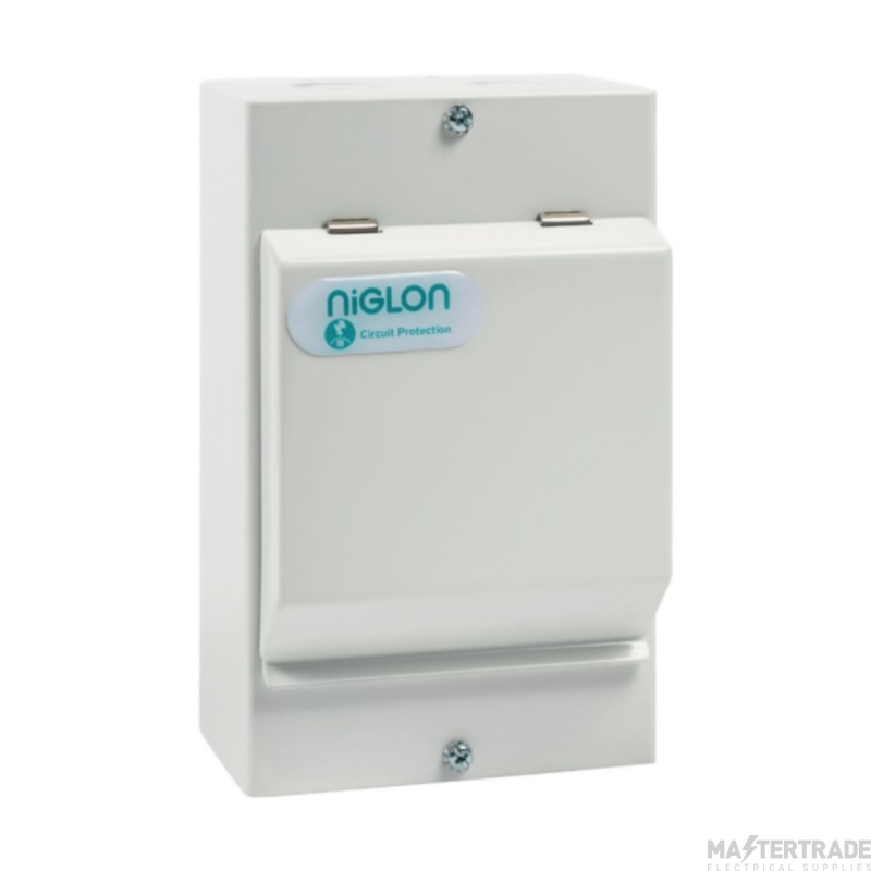 Niglon 4 Module Consumer Unit IP20 175x110x62mm Metal Clad