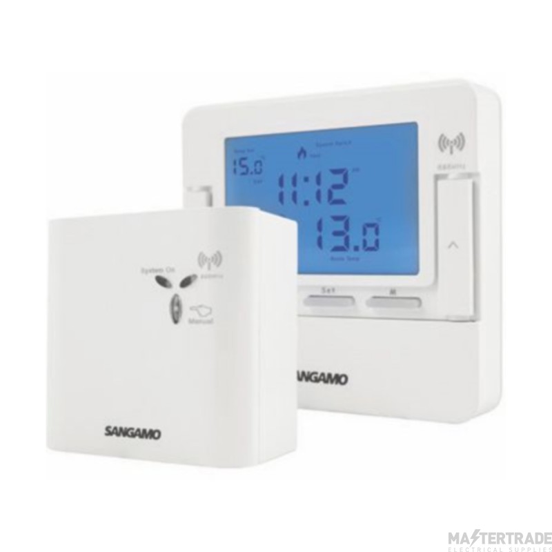 Sangamo Choice Thermostat Electronic Digital Display RF Room 7 Day 16A