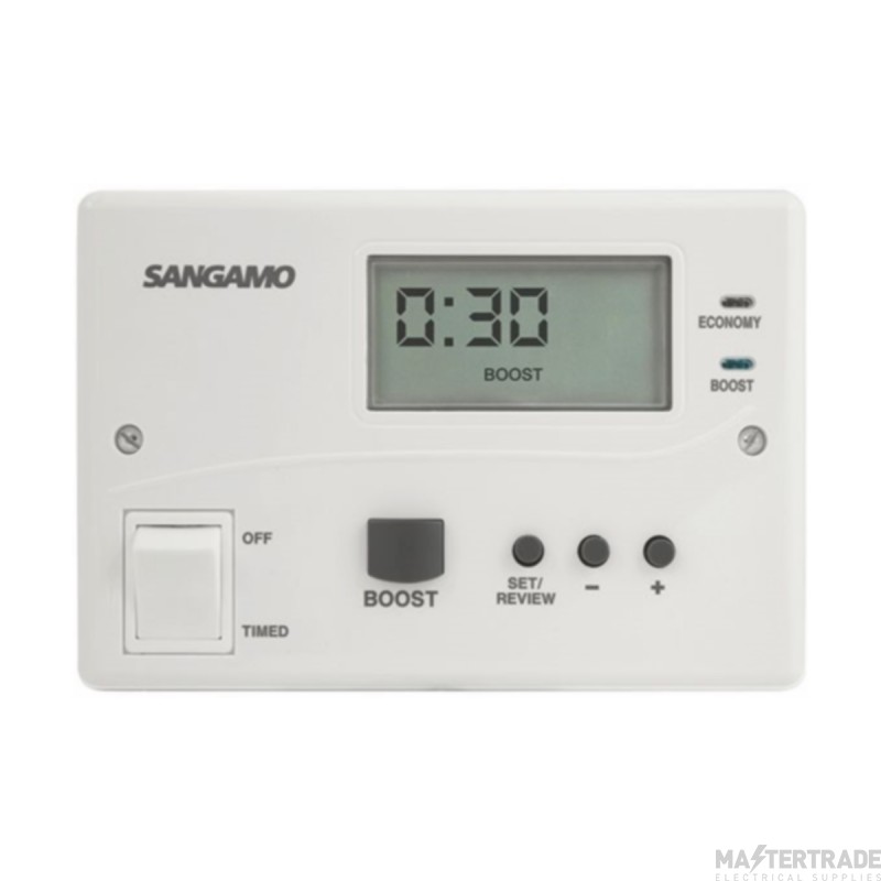 Sangamo Powersaver Controller Dual Flexi 2 Immersion Water Heater Digital Display c/w Boost Function 13A 230V 50/60Hz