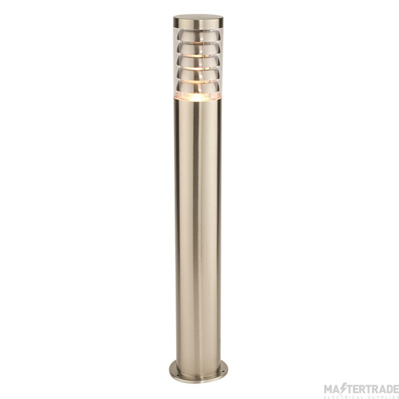 Saxby Tango 800mm E27 Post Light Brushed Stainless Steel/Clear PC