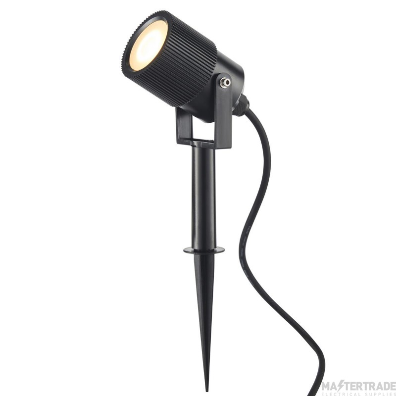 Saxby Triton 320mm GU10 Spike Light IP65 Black/Frosted