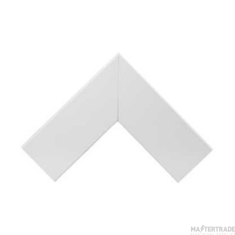 Mita 100x100mm Flat Angle White Fabricated