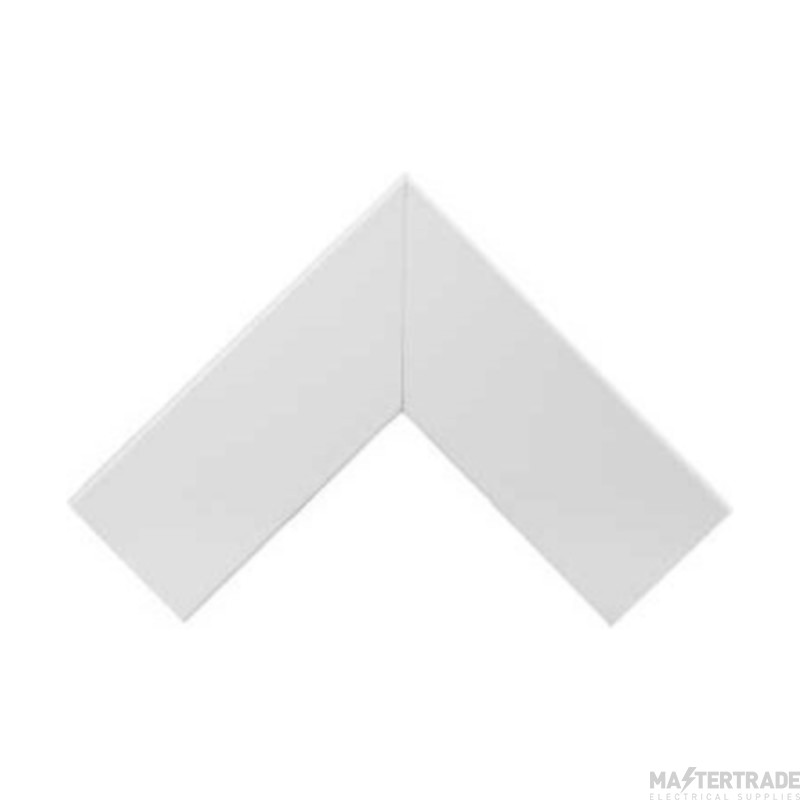 Mita 50x100mm Flat Angle White Fabricated
