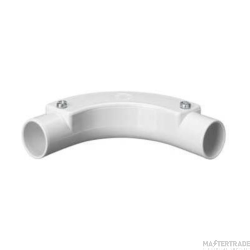 Mita 25mm Inspection Bend White PVC