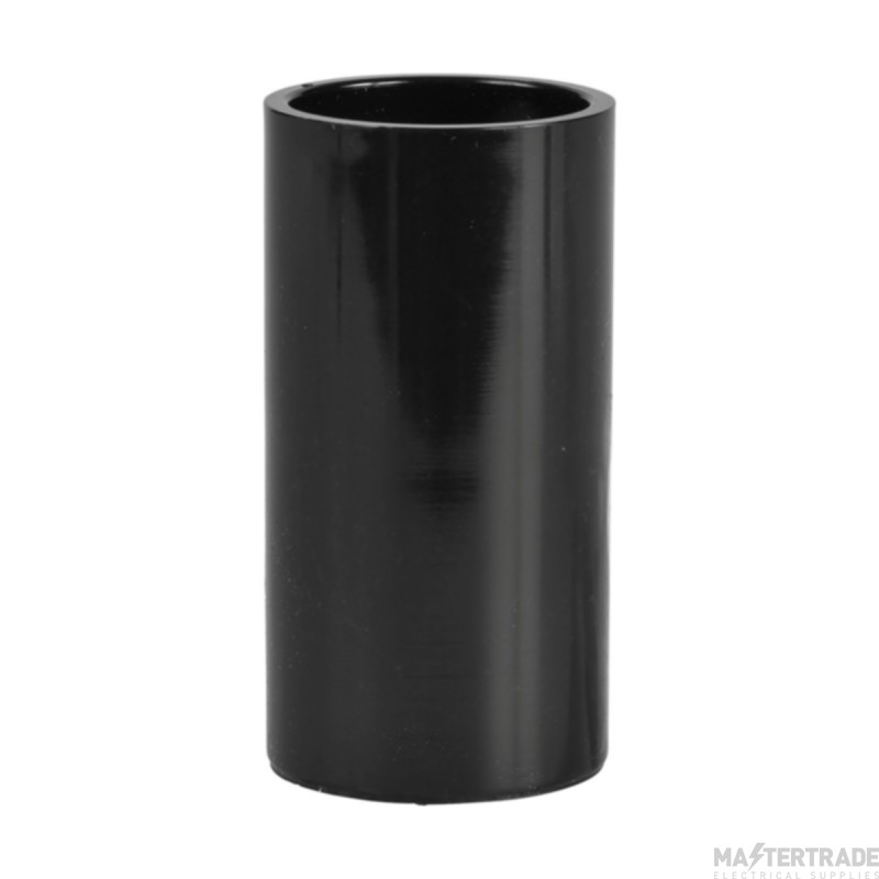 Mita 25mm Plain Coupler Black PVC