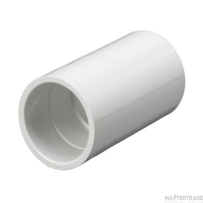 Mita 32mm Plain Coupler White PVC