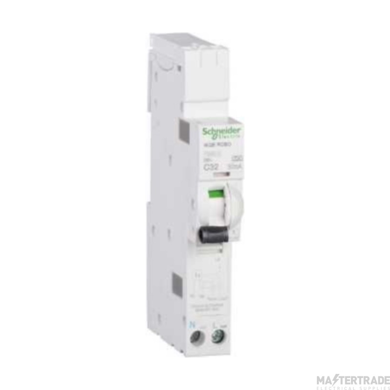 Schneider Square D IKQ SP+N RCBO 32A C Curve Type A 30mA 10kA
