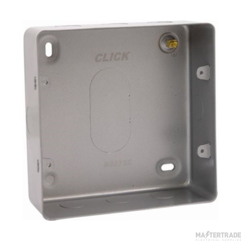 Click Essentials CL089B 2 Tier 50mm Deep Mounting Box (No Knockouts)