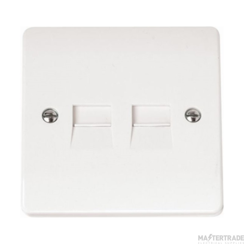 Click Mode CMA127 Twin Telephone Outlet (Secondary)