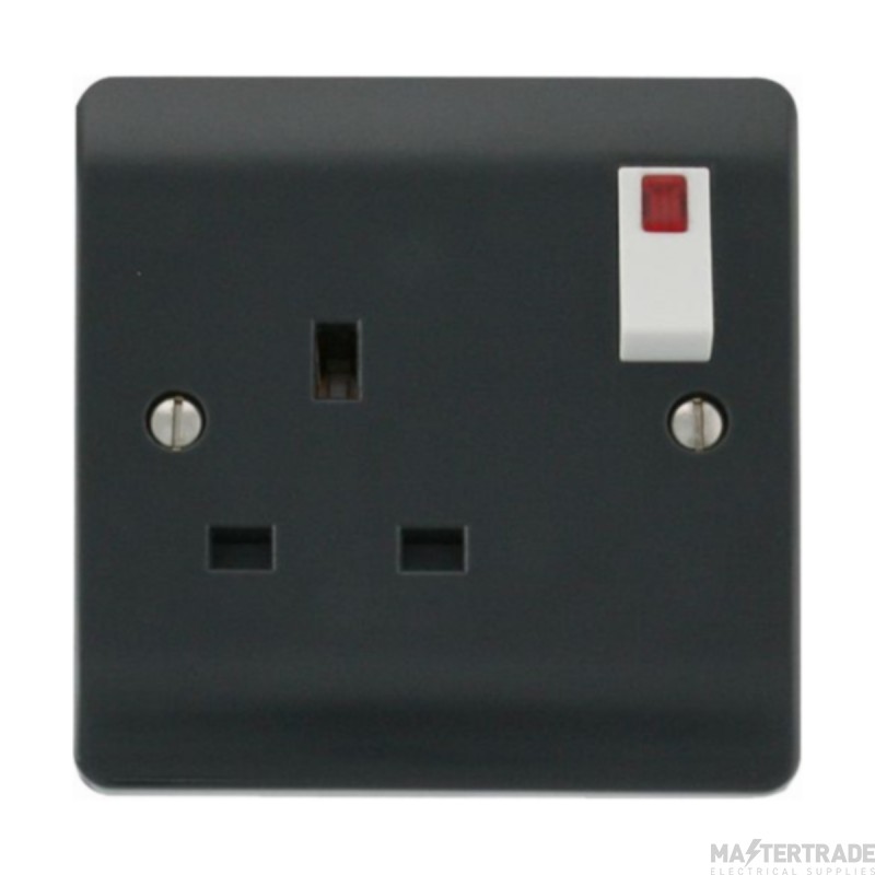 Click Mode CMA835AG 13A 1 Gang DP Switched Socket  Neon