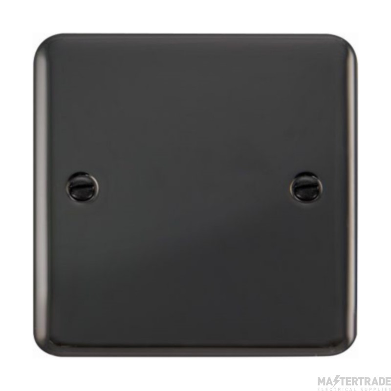 Click Deco Plus DPBN060 1 Gang Blank Plate Black Nickel
