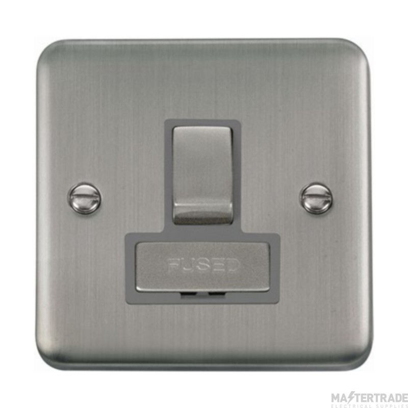 Click Deco Plus DPSS751GY 13A DP Switched FCU Stainless Steel