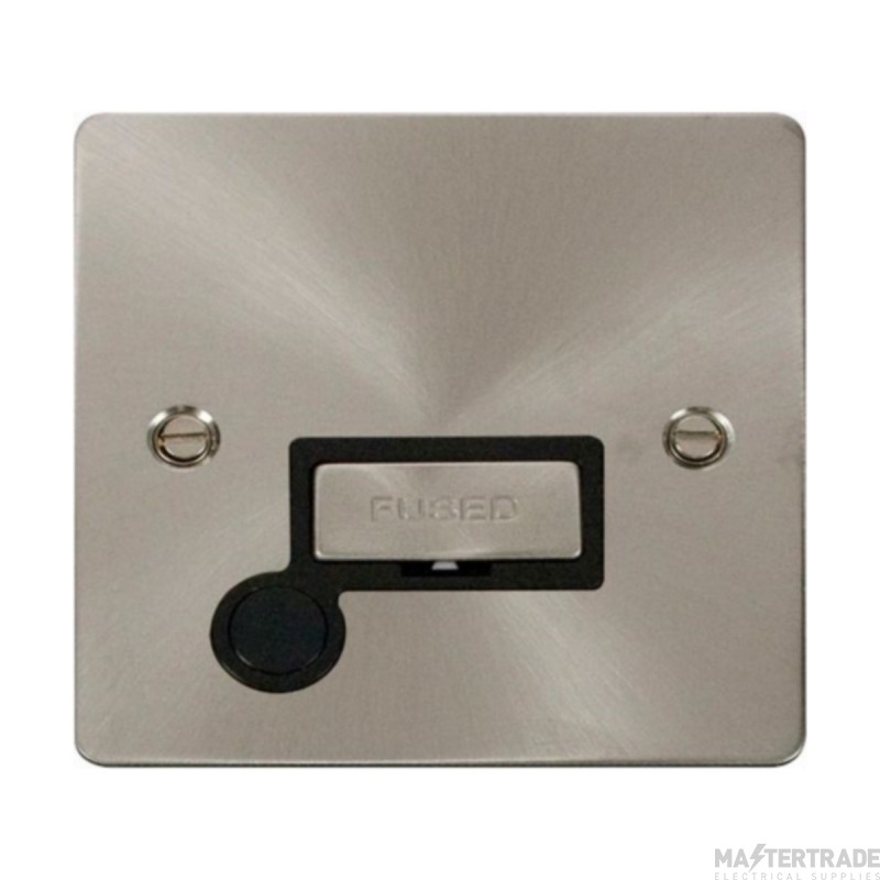 Click Define FPBS550BK 13A FCU With Optional Flex Outlet Brushed Stainless