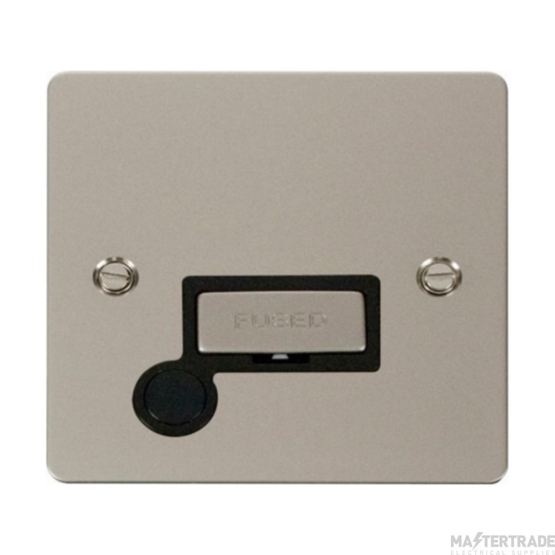 Click Define FPPN550BK 13A FCU With Optional Flex Outlet Pearl Nickel