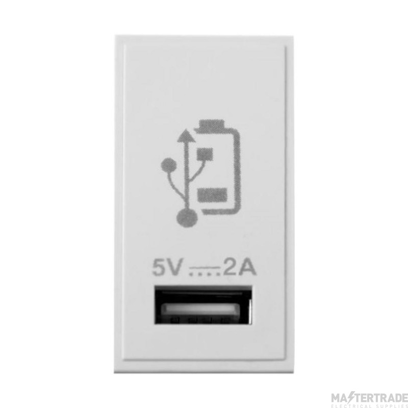 Click NewMedia MM515WH 2A USB Charging Module
