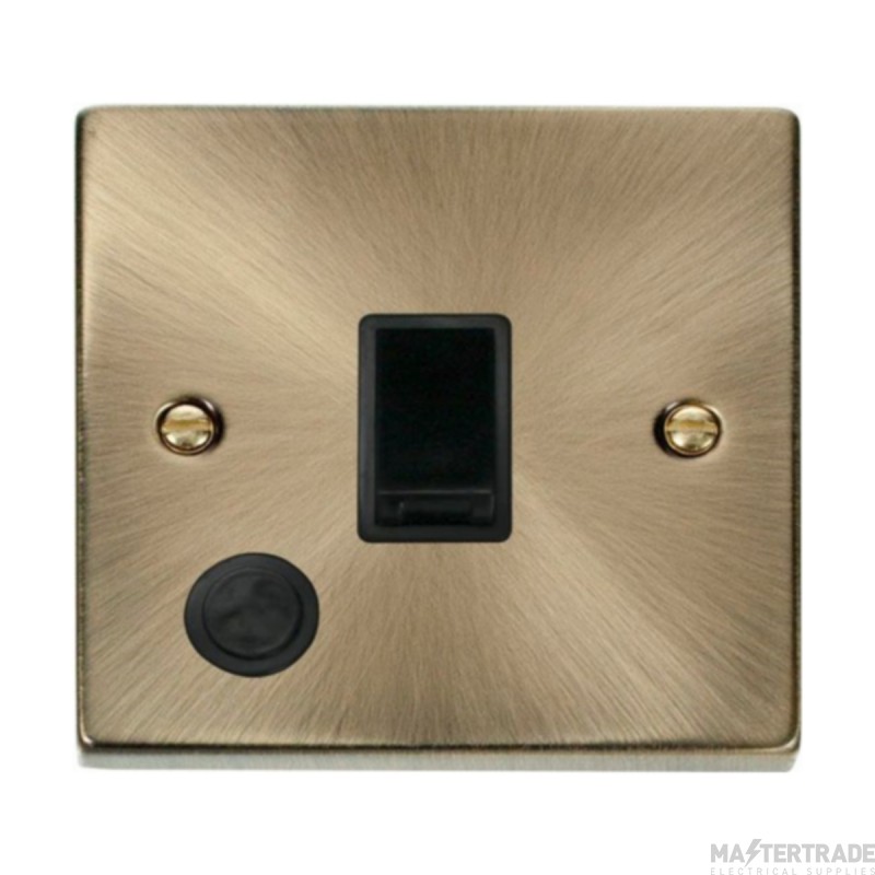 Click Deco VPAB022BK 20A DP Plate Switch With Optional Flex Outlet Antique Brass