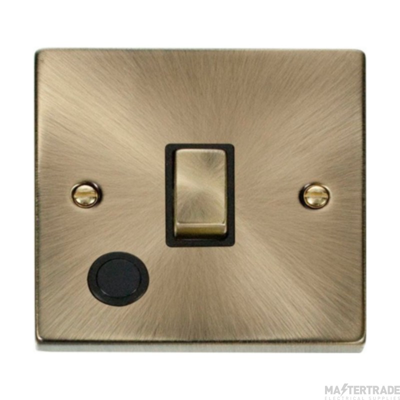 Click Deco VPAB522BK 20A DP Plate Switch With Optional Flex Outlet Antique Brass