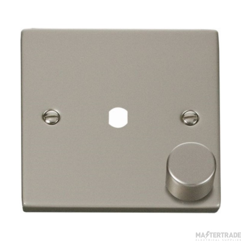 Click Deco VPPN140PL 1 Gang Unfurnished Dimmer Plate & Knob (650W Max) - 1 Aperture Pearl Nickel
