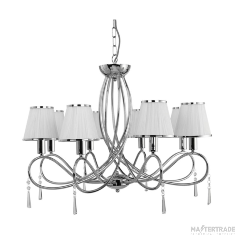 Searchlight Simplicity Multi Arm Ceiling Light Polished Chrome
