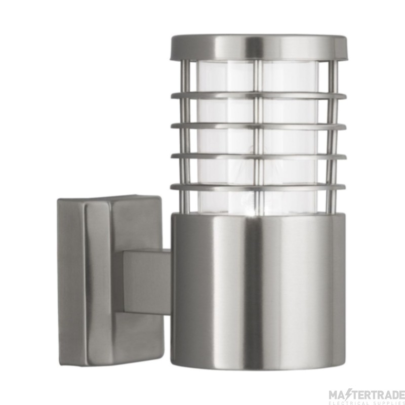 Searchlight Satin Silver Outdoor Wall Light