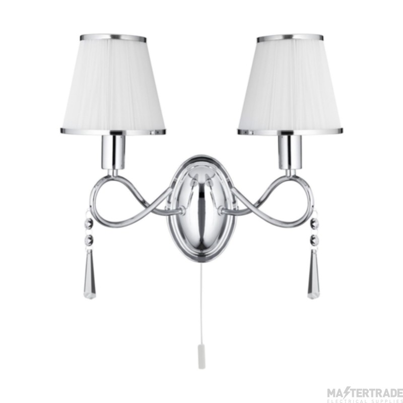 Searchlight Simplicity Wall Light in Polished Chrome
