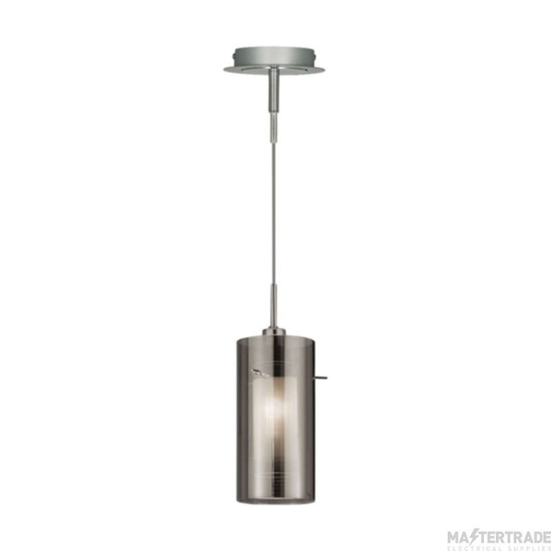 Searchlight Duo 2 Single Ceiling Pendnat with Cylinder Shade