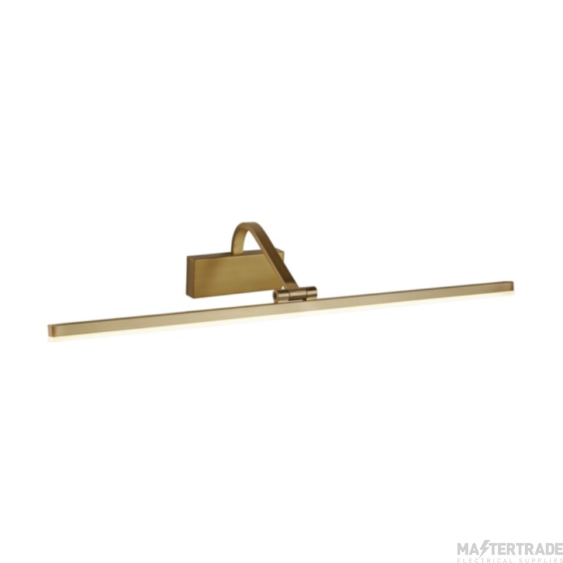 Searchlight LED Picture Light In Brushed Gold Length: 700mm